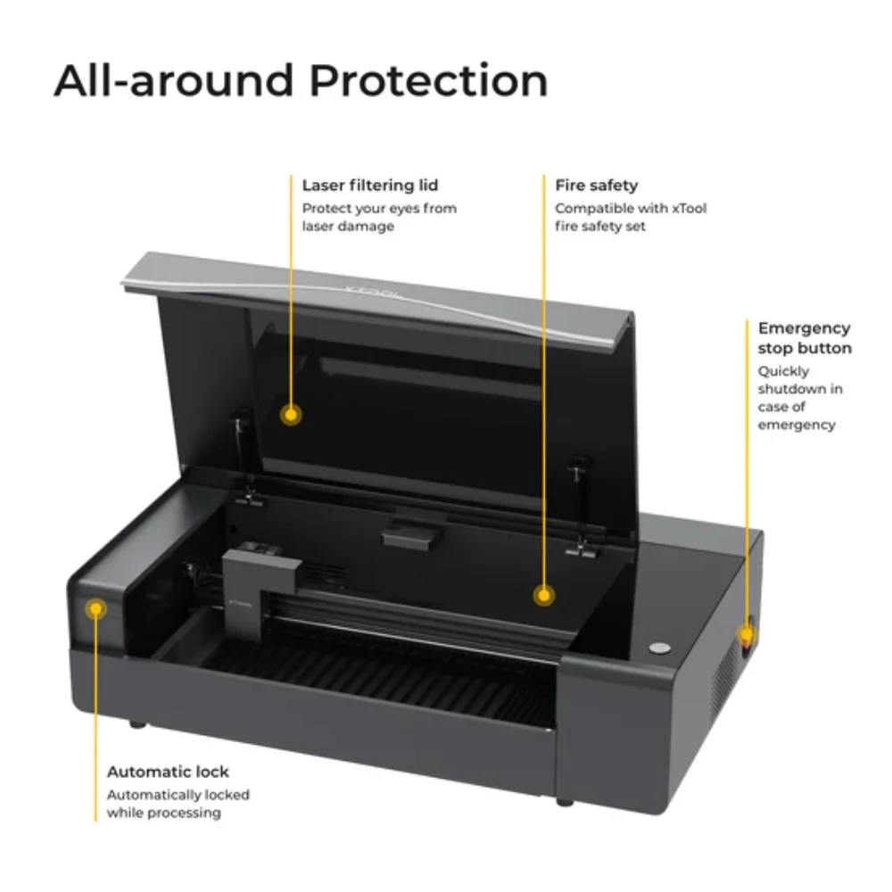 その他 XTOOL P2 xTool P2 55W CO2 Laser Engraver, Autofocus, Double 16MP