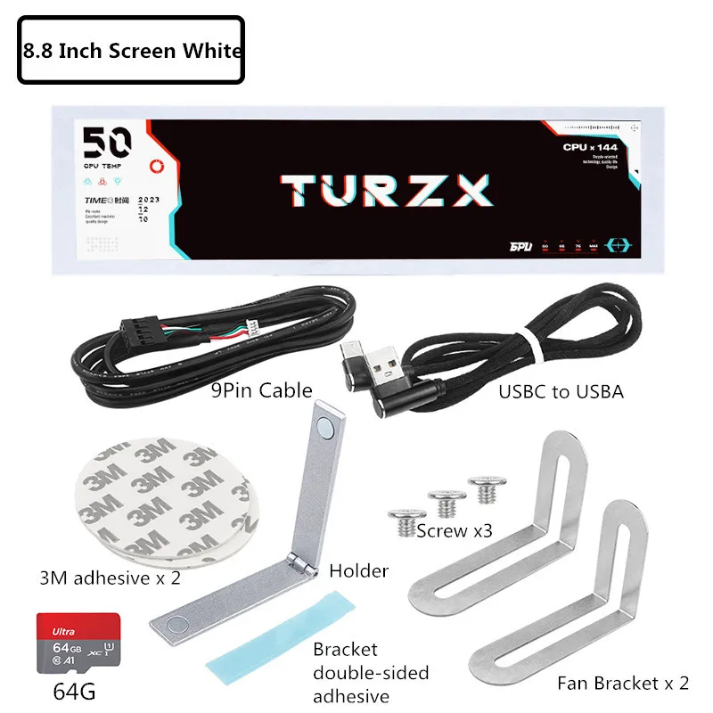 RAM Monitoramento Do Computador, Chassis Display USB,