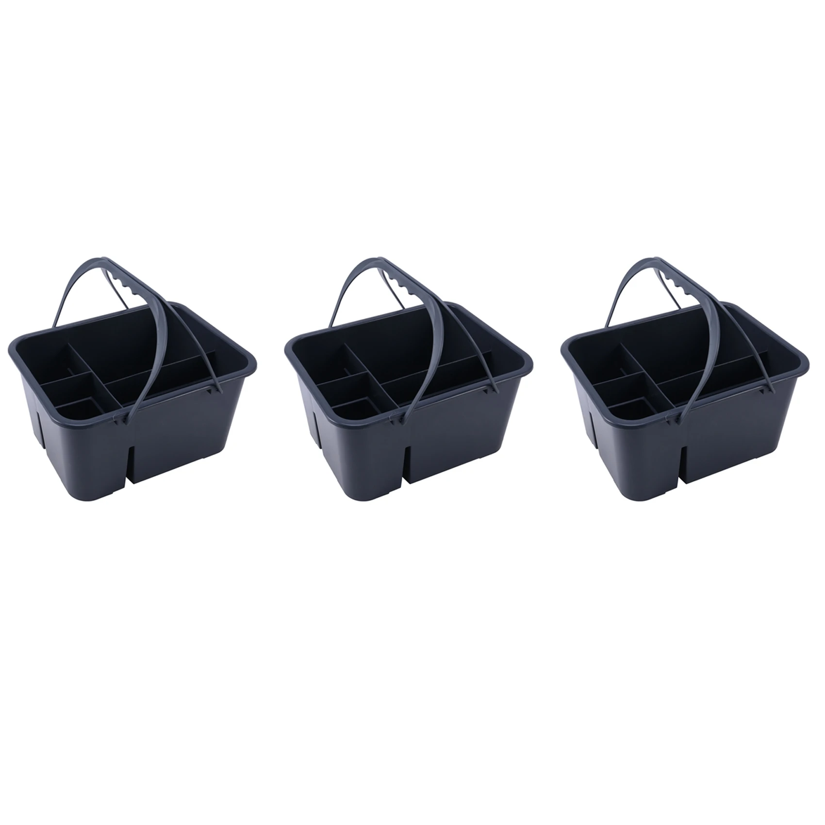 

3X Sundries Cleaning Basket Plastic Portable Tool Box Storage Basket Hotel Cleaning Cleaning Sanitation Tool Basket