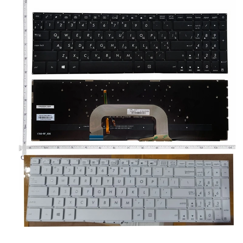 Eua ru Teclado para Asus Vivobook X705 X705ma X705mb X705fn X705fd X705qa N705u N705 N705un N705ud uq uf