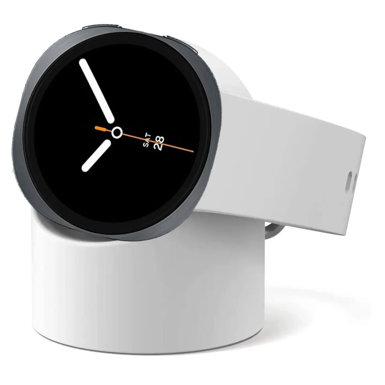 Silikon-Ladesitz, Aufbewahrungssitz für Samsung Galaxy Watch 8/7/6/5/4 40 mm, 44 mm, Ultra 2025, Ladeständer, Watch 8 Classic 46 mm – Detail 12