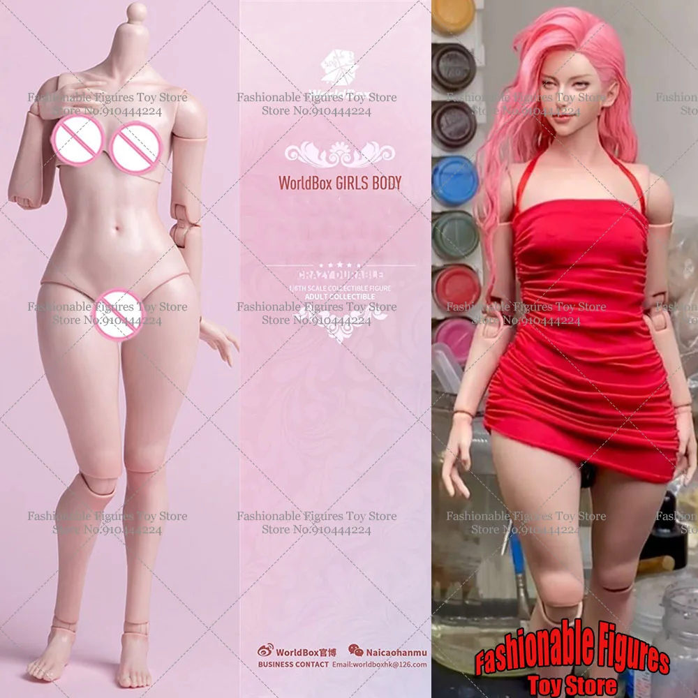 Worldbox 1/6 Female D Cup E Cup Breast Big Bust Replacement Accessories  Model Fit AT201 AT202 AT203 Body（not include Body) - AliExpress