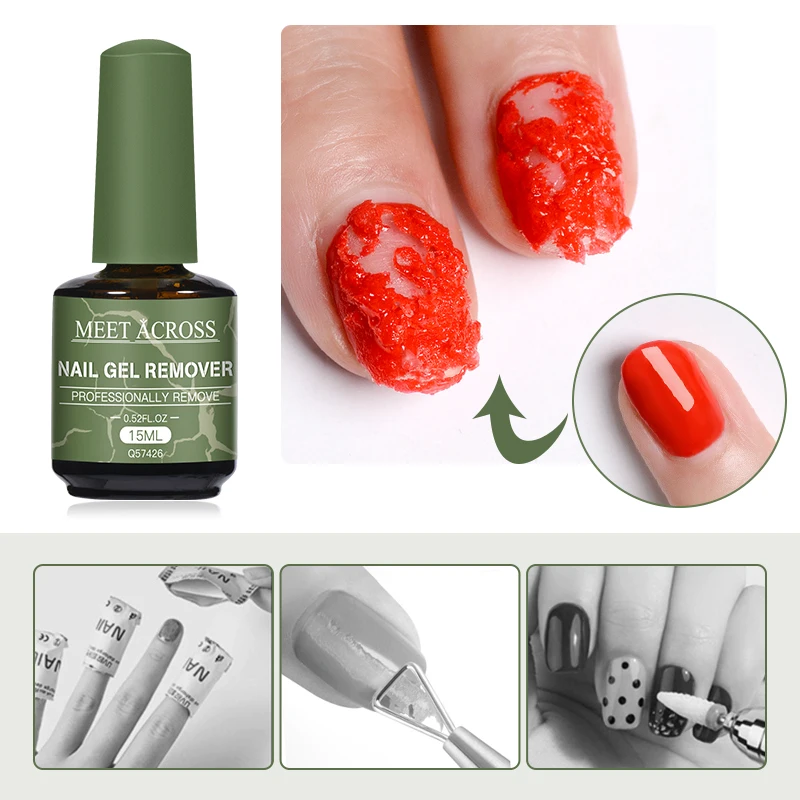 15ML Remover Gel 3-5 Mins Fast Remover Magic Nail Gel Remover Polish Clean Degreasr Soak Off UV LED Vernis Nail Art Manicure 2