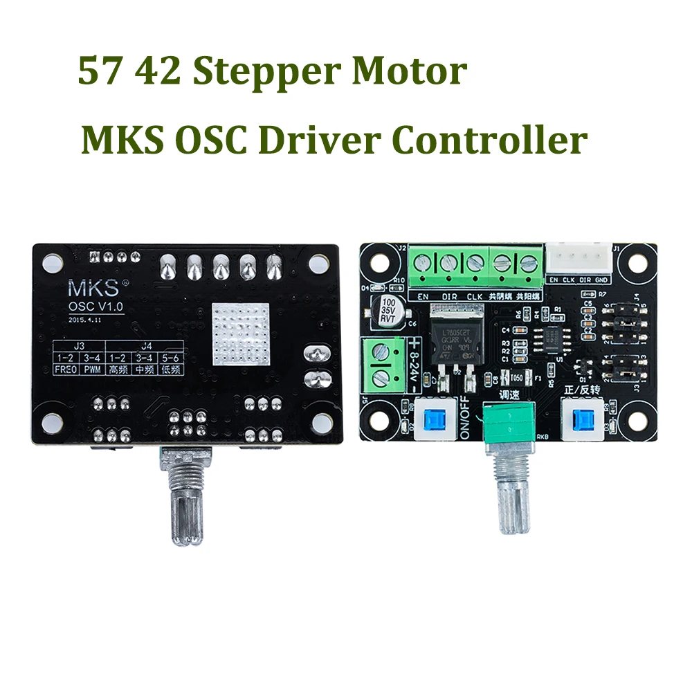 

Makerbase MKS OSC Pulse PWM Signal Generate Module StepStick 57 42 Stepper Motor Driver Controller Speed Frequency Control