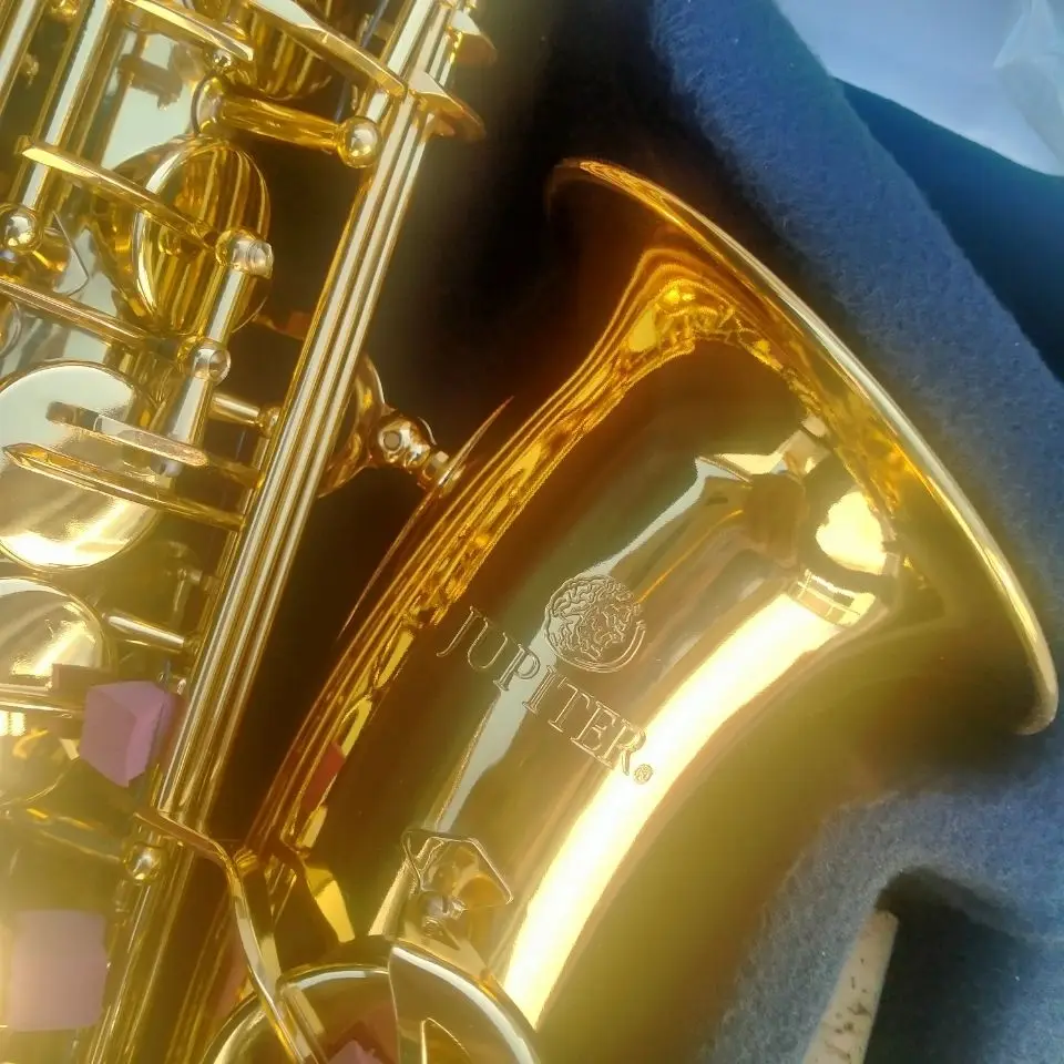 Jupiter JAS-567 Alto Eb Tune Saxophone New Brass Gold Lacquer with