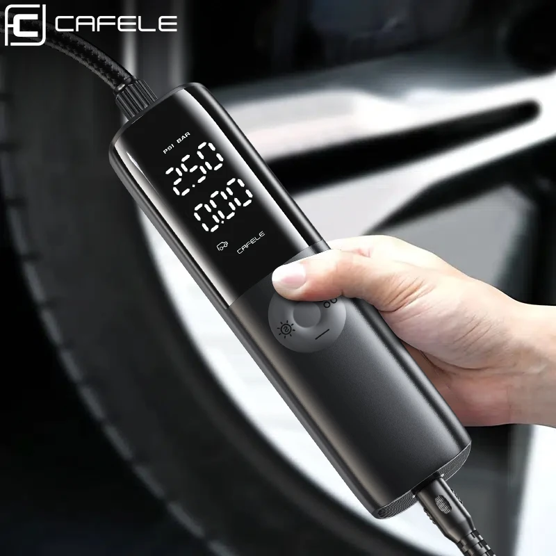 CAFELE Car Air Compressor Portable Tire Air Pump Car Tire Air Injector 12v  Mini Car Tyre Inflator For Motorcycle Bicycle Pump