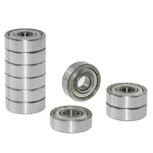 

Bearings Mini Bearing Flanged Miniature Mini Deep Trough Ball Bearings Deep Flanged Pulley Wheel For 3D Printer