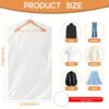 90pcs Clear Plastic Dry Cleaner Bags, 35.4 Inches, Dust-Proof Garment Covers w/ Secure Closure for Hanging Clothes & Storage 4