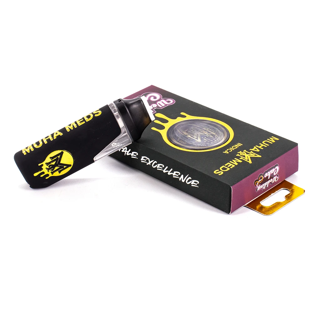 

5 шт. Muha Meds Vape ручки пустой Pod перезаряжаемый 2 мл Vapes картридж 320 мАч батарея керамическая катушка испаритель с коробками упаковка