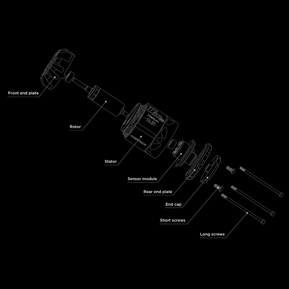 HOBBYWING XeRun V10 G4R 13.5T 17.5T 21.5T ROAR 버전 1/10 RC 모델 자동차 드리프트 레이싱 액세서리 용 센서 브러시리스 모터