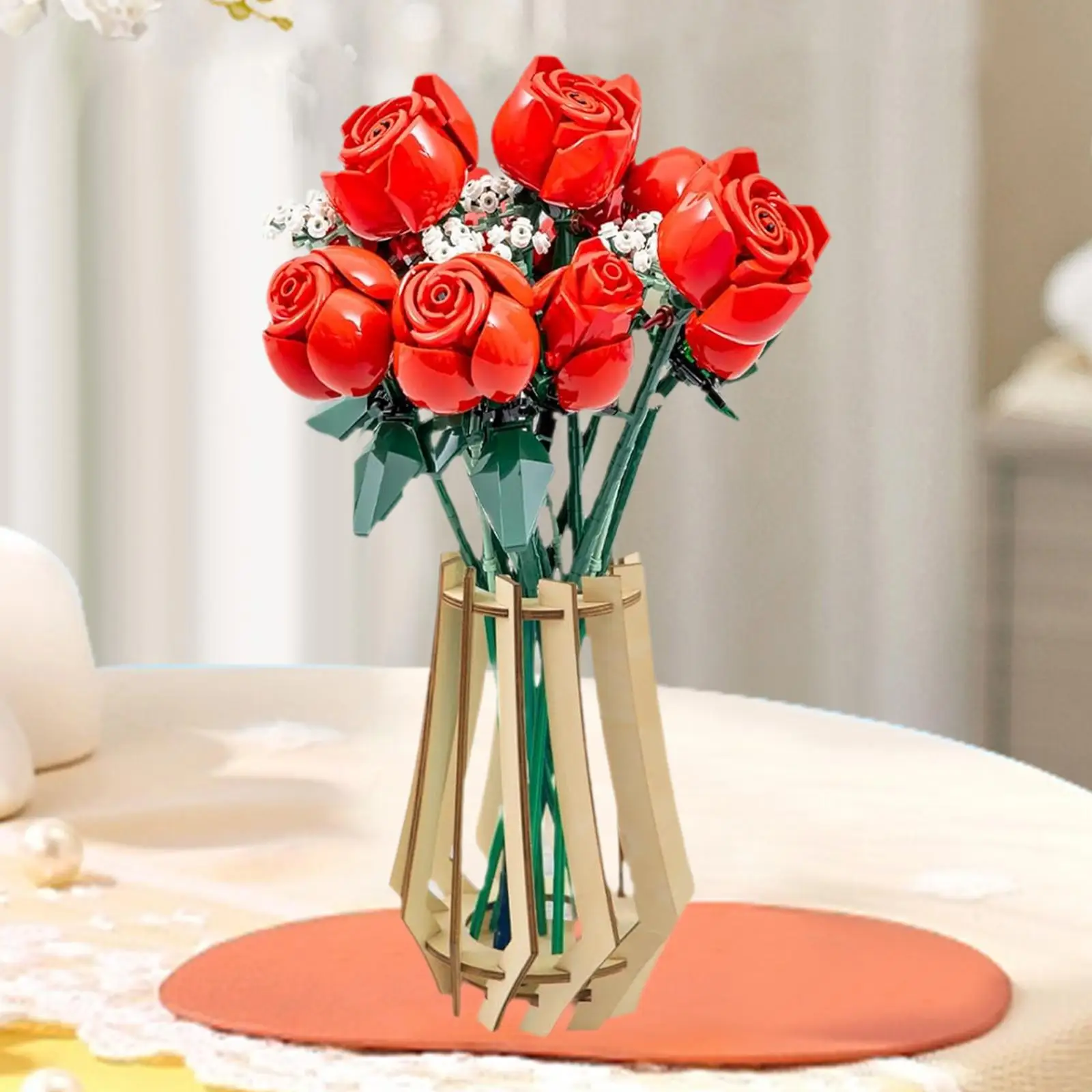Vase Building Set Home Decoration DIY Unique Display Stand 3D Puzzle Flower Vase for Office Adults Women Flower Arrangements Vase Building Set Home Decoration DIY Unique Display Stand 3D Puzzle Flower Vase for Office Adults Women Flower Arrangements