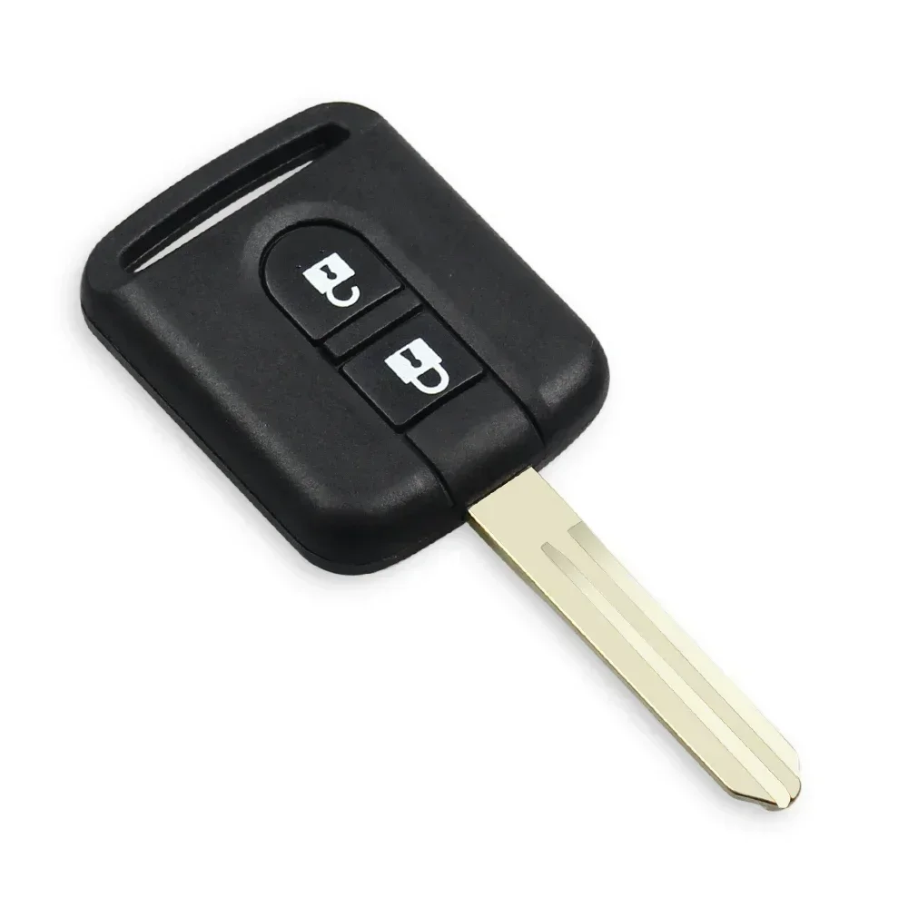 2 Buttons Remote Car Key Shell Case Fob For Nissan Elgrand X-TRAIL Qashqai Navara Micra Note NV200 key case fob cover key cover car key shell folding car key shell