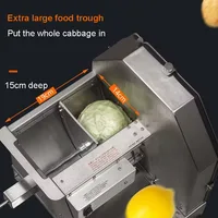 Automatic Commercial Lemon Electric Slicer Large-diameter Cabbage Purple Cabbage Shred Machine and Carrot Slicer 2