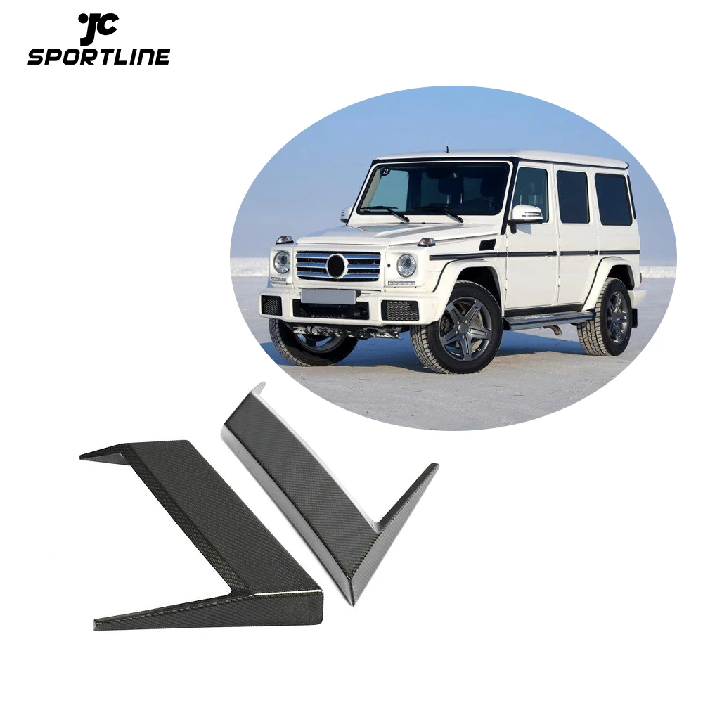 Fibra Di Carbonio G550 G63 Side Fender Vent Trim Per Mercedes-Benz Classe G G550 G500 G63 Amg Base Sport Utility 4 Porte