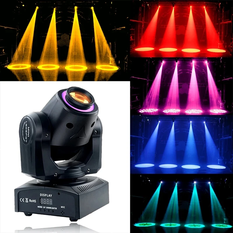 LED Lights Party DJ Disco Shaking Head Flash 1/2PC 80W Moving Head Spotlight Pattern Lights Bar Club Performance Event Ballroom