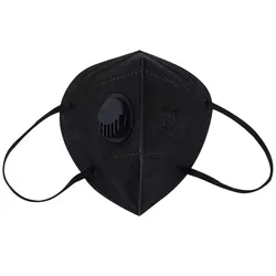 10 - Pack Multicolor Disposable Dust Masks for Work Safety and Daily Use (Black)