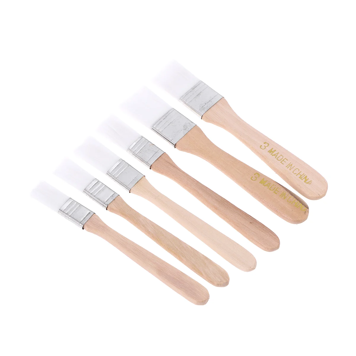 Nylon Thickened Painting Chip Brushes White nylon paint brush Accessory for Adhesives Paint Touchups Painter Supplies 24 25 43pcs sketch pencil set professional sketching drawing kit wood pencil pencil bag for painter school students art supplies