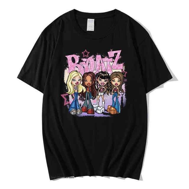 Bratz-Camiseta de manga corta para mujer, ropa de calle de diseñador, cómic  - AliExpress