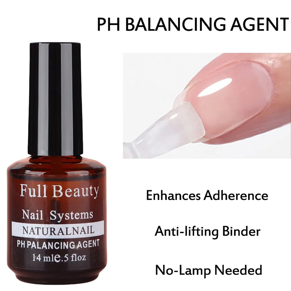 3pcs Nail Prep Dehydrator + Nail Primer + Base Coat Gel Polish Ph Bonding Agent Soak Off UV Gel Function Polish Varnishes