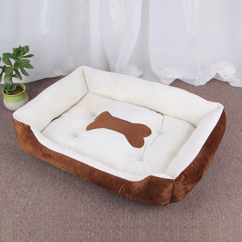 Winter Warm Plush Dog Bed Mat Kennel Soft Fleece Dog Puppy Pet Supplies Nest For Small Medium Dogs House Waterproof Cloth pet bed pet bed mat dog bed