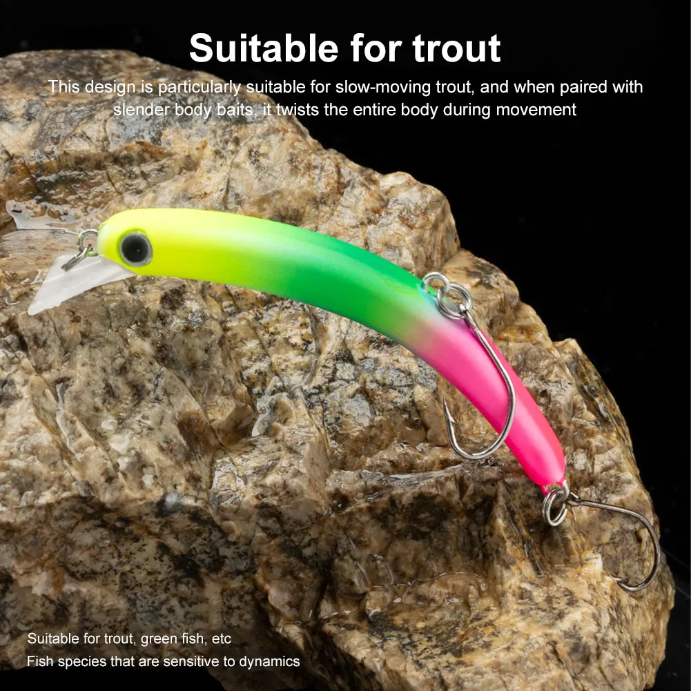 Trout Wobbler Fishing Lure 4g 63mm Artificial Hard Bait Fishing Accessories