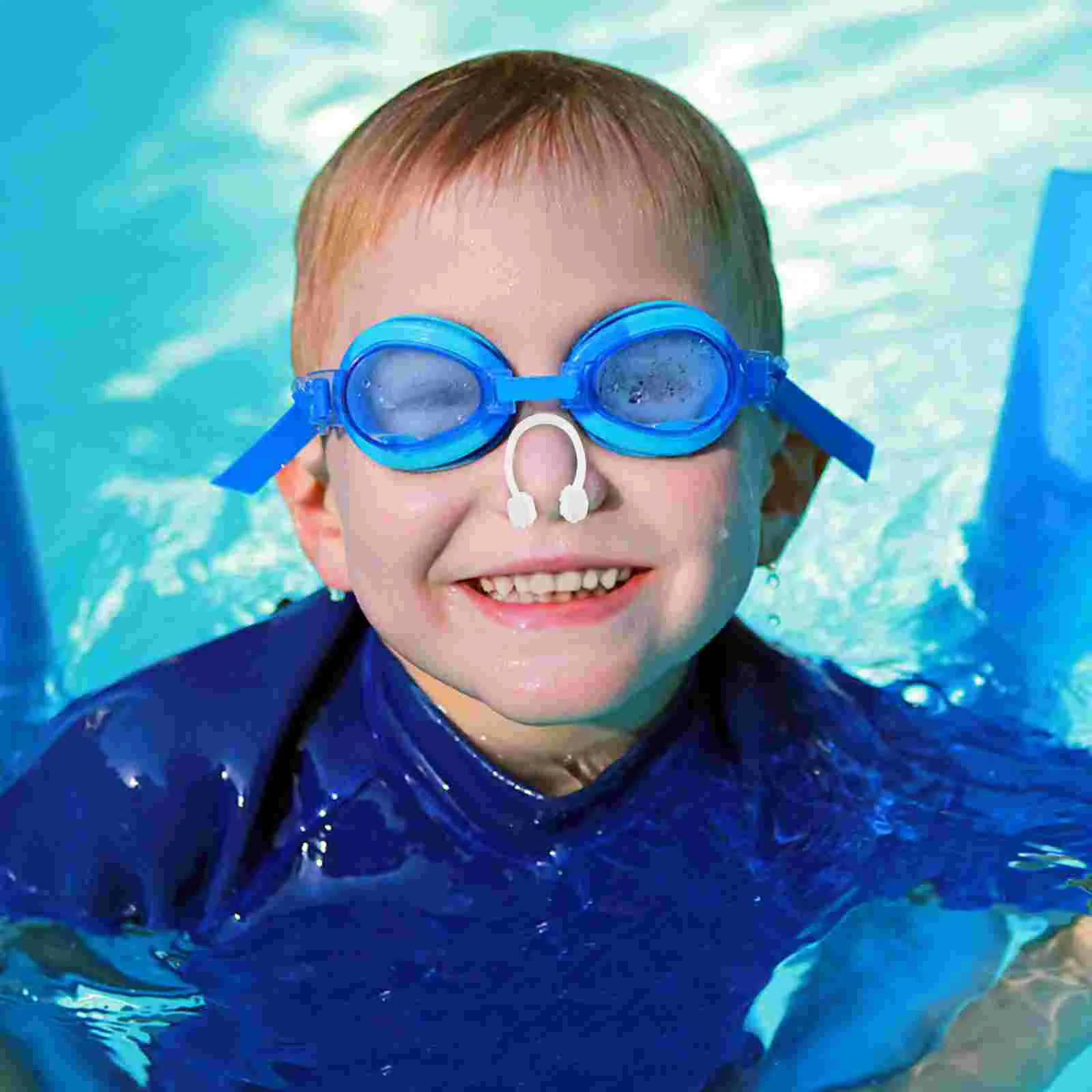 Swimming Nose Clip Kids Plugs Silicone Children Diving for Silica Gel