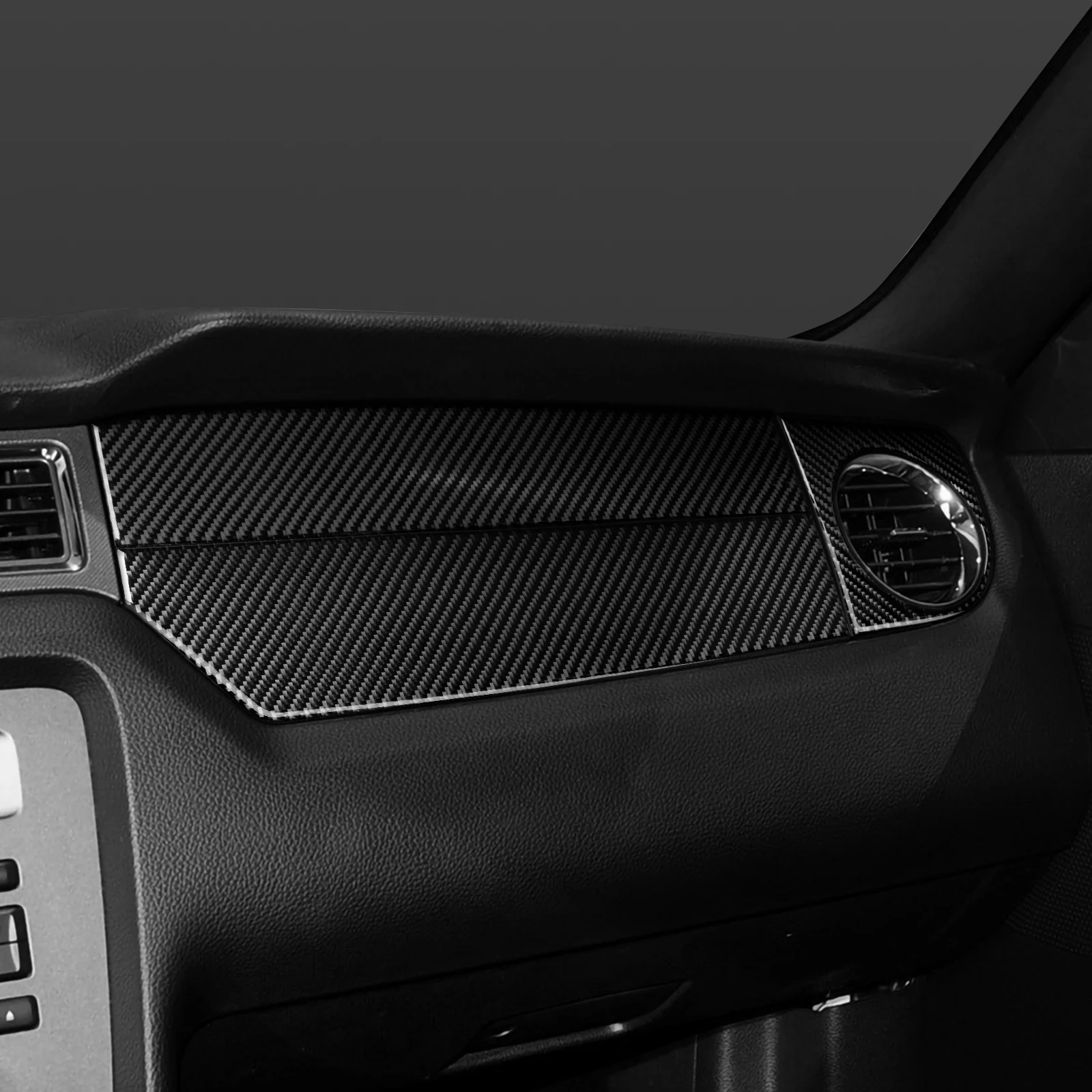 Carbon Fiber Sticker Decal Car Center Consoles Instrument Panel