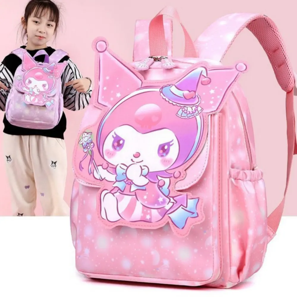 

Милая школьная сумка Kuromi Melody Girl для подростков, Женский школьный портфель, высокая яркость