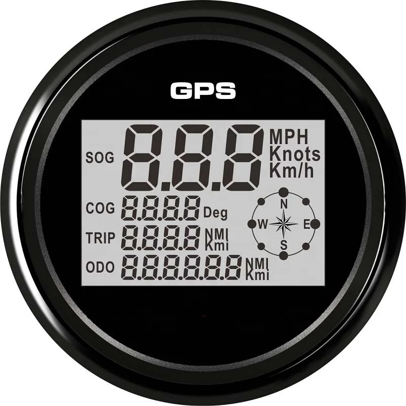 

85mm Universal Digital GPS Speedometer 12V24V Odometer Digital Speedometer For Motorcycle