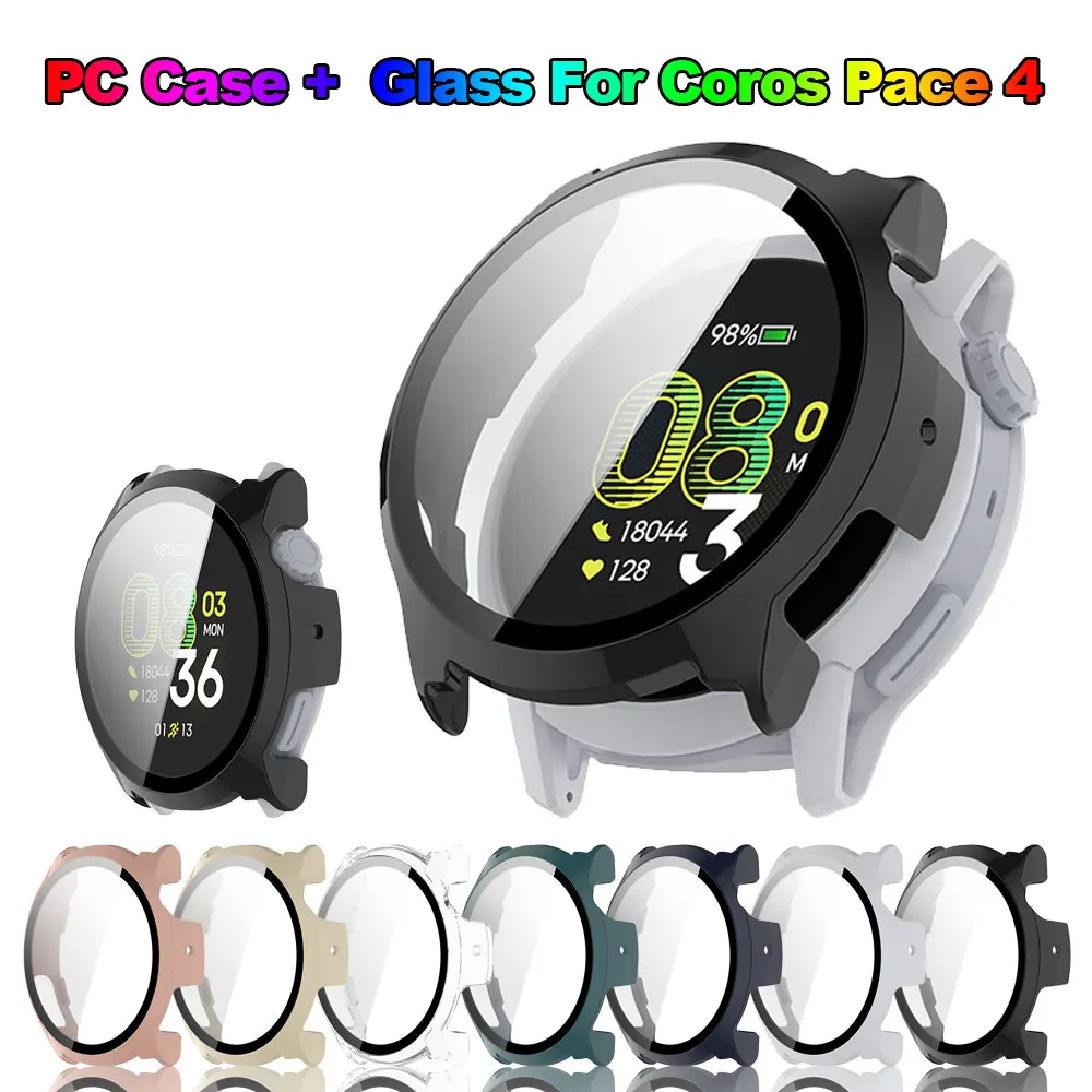 Durable Glass Screen Protector and Frame Case for Smartwatches – Tempered Glass Protective Bumper Cover