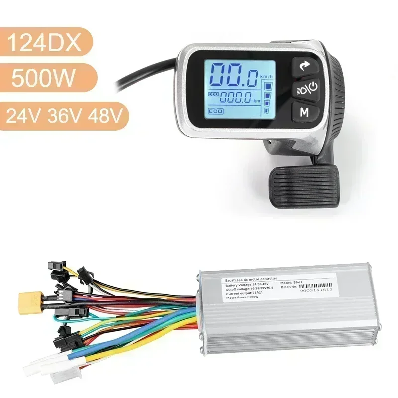 ブラシレス電動自転車コントローラー,液晶ディスプレイ付き,電動自転車