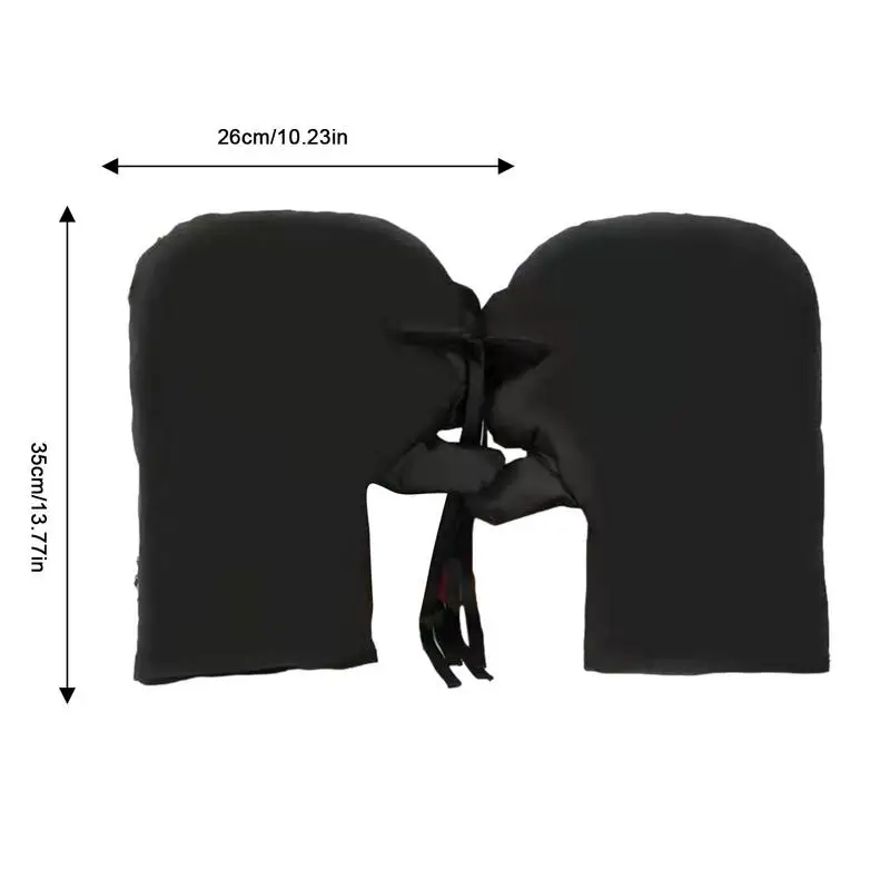 Winter Motorcycle Handlebar Mittens Windproof Warm Motorcycle Hand bar Cover Battery Bike Windshield Gloves Handlebar grip Muffs
