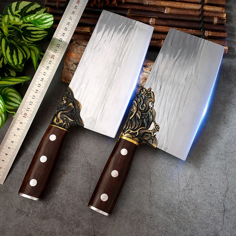 

Tough Chopping Knife Stainless Steel Hand-forged 8 Inch Chef Knife Cooking Knives Butcher Best Tools Durable Hard Blade Utensils