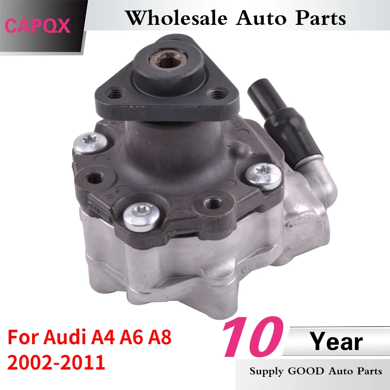 CAPQX Power Steering Pump 8E0145156S For Audi A4 A6 A8 Saloon Estate Convertible 2002 2004,2005
