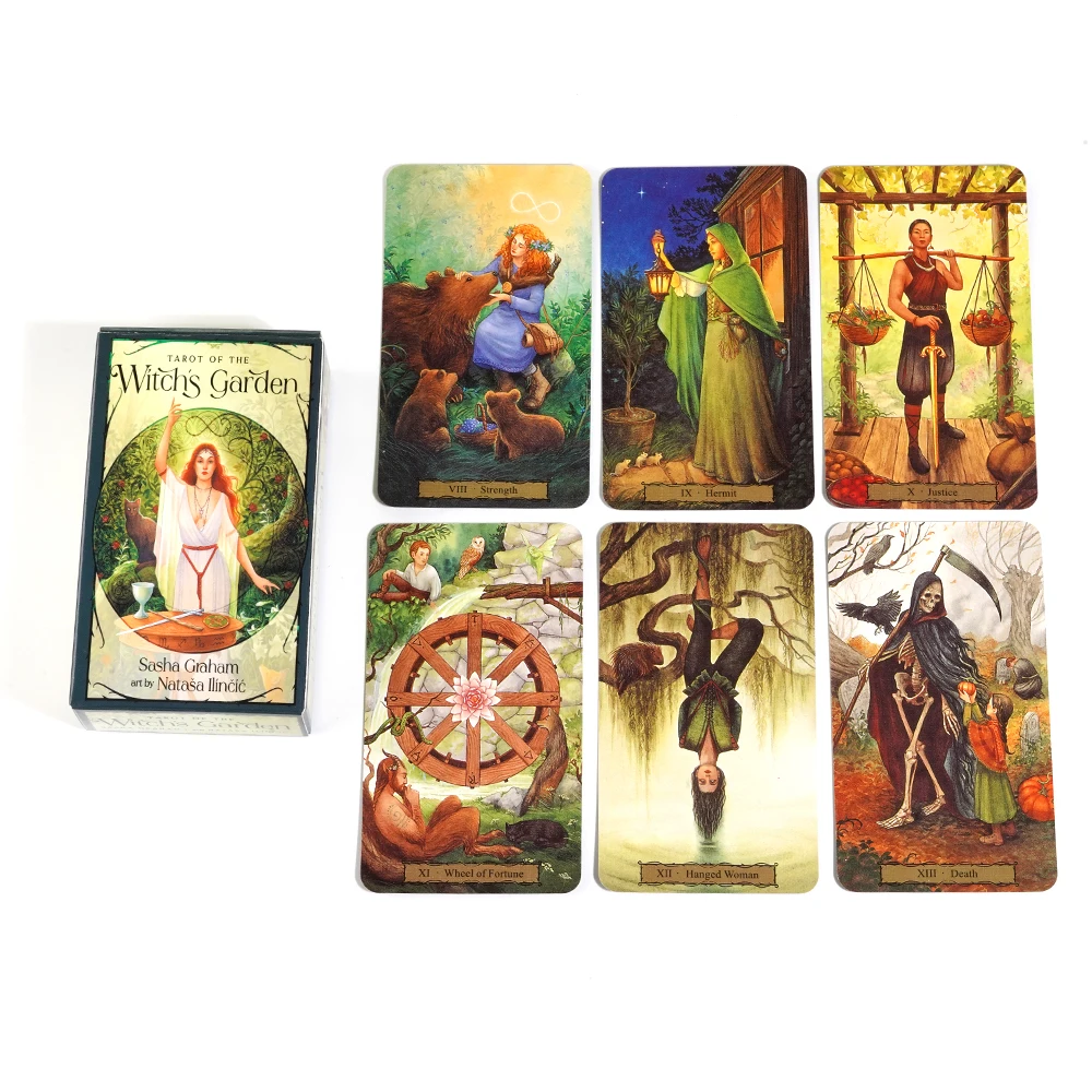 1 Deck Tarot of the Witch's Garden Fortune Telling Game