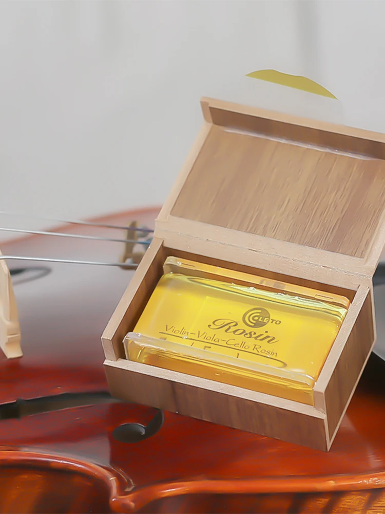 3pcs Leto Rosin 8010 Wooden Case Violin Viola Cello Bowed String Instruments Violin Accessories