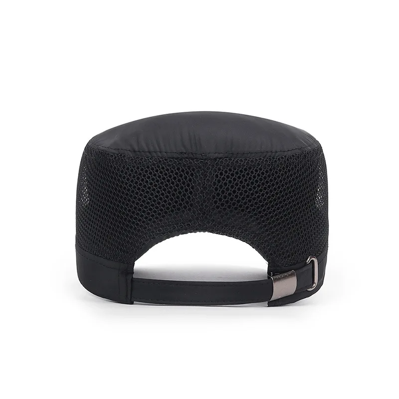 Hats Men Women Breathable Mesh Flat Top Caps Training Cadet Caps Visors Hat Trucker Snapback Baseball Cap baseball cap flat cap solid color cap flat vintage cap