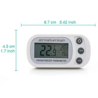 Thermomètre numérique étanche pour réfrigérateur/congélateur, garde les aliments frais et sûrs avec une surveillance précise 4