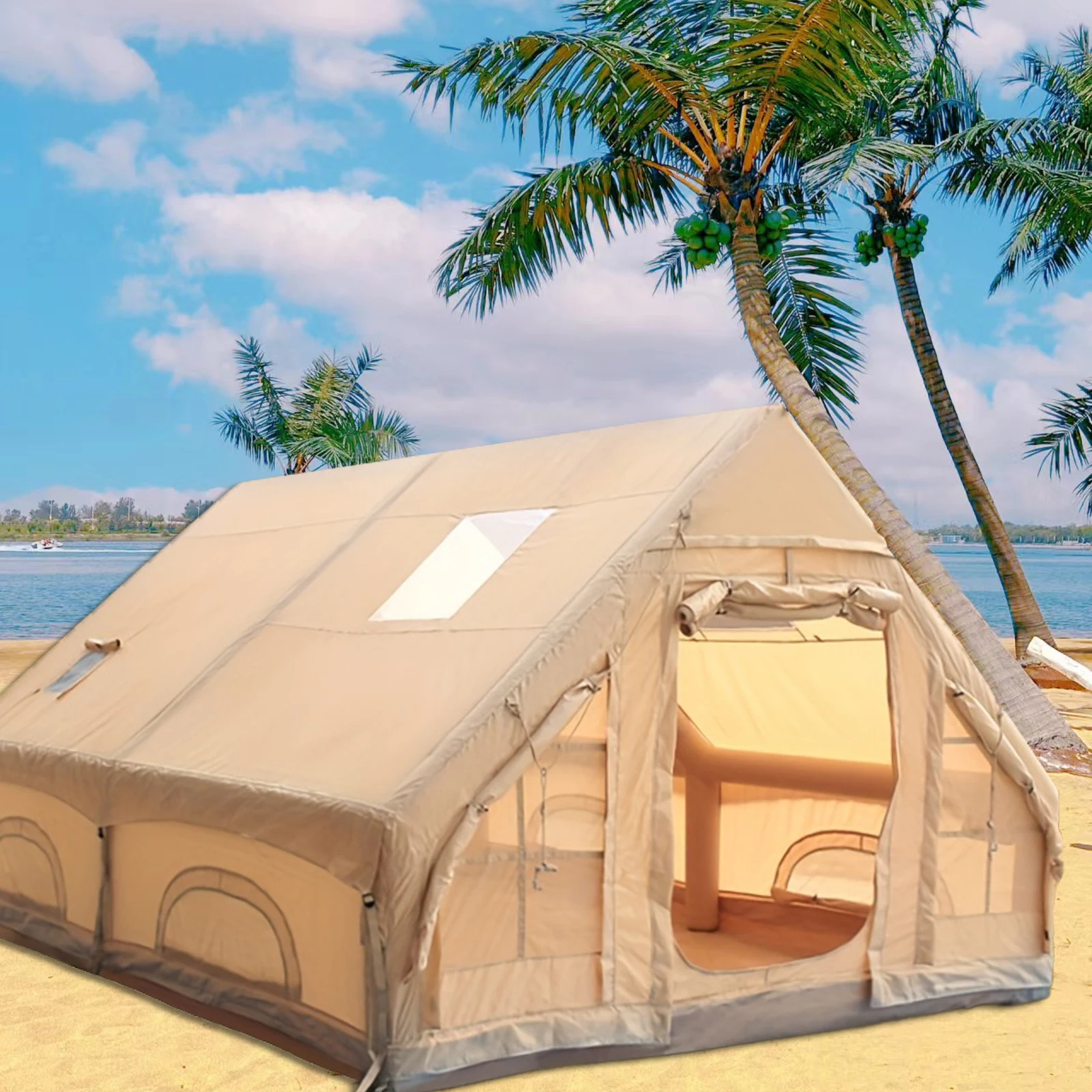 Inflatable 4-8 Person Camping Tent 6