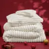 Bedsure Fluffy Comforter Set Queen - Super Soft Faux Fur Bed Set Cream White, Winter Warm Plush Fleece Bedding, 3 Pieces, 6