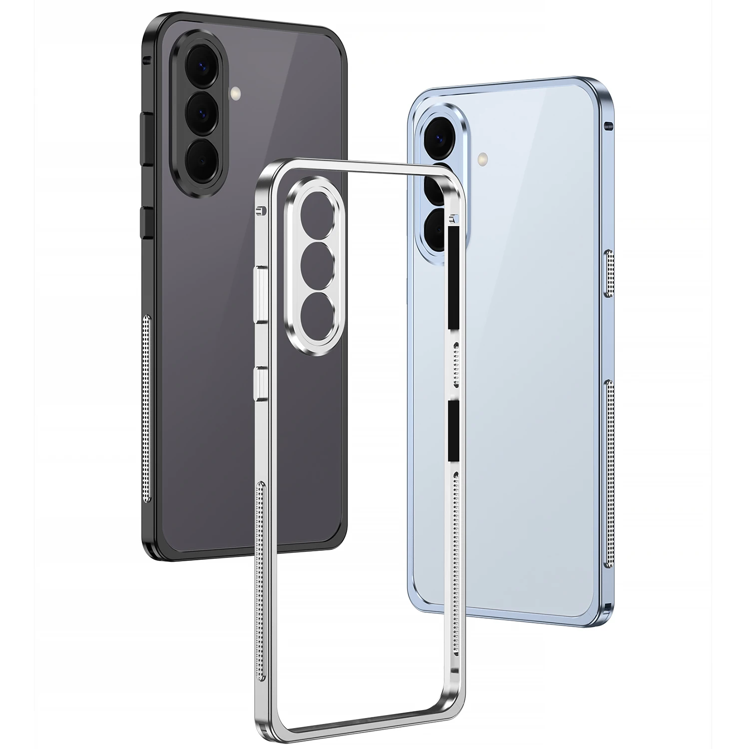 Premium Aluminum Alloy Frame Case - Luxury Heat Dissipation & Shockproof Armor with Camera Protection