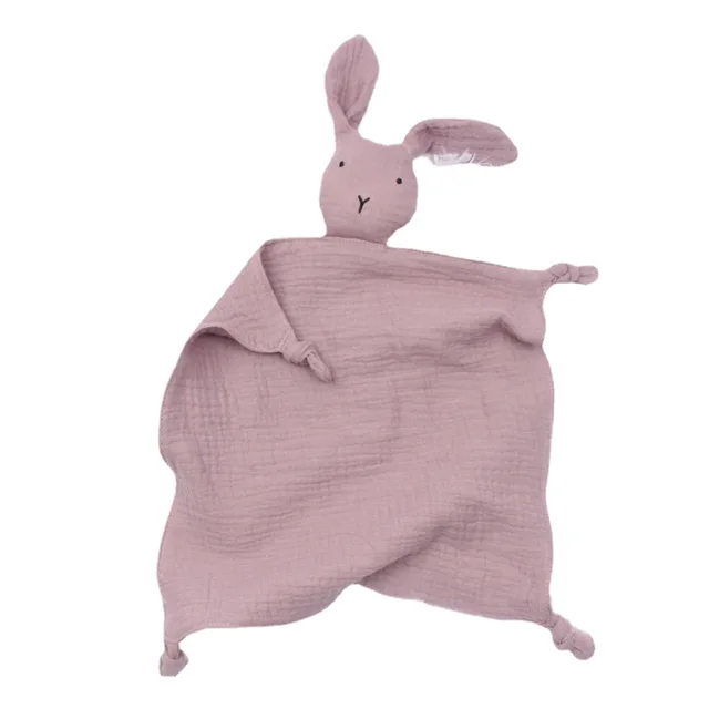 Baby Cotton Muslin Comforter Blanket Soft Newborn Sleeping Dolls Kids Fashion Sleep Toy Soothe Appease Towel Bibs 5