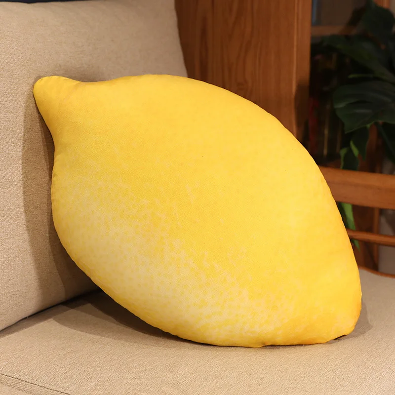 Simpatico Peluche a Forma di Frutta e Verdura, Cuscino Decorativo a Forma di Banana, Fragola, Broccoli