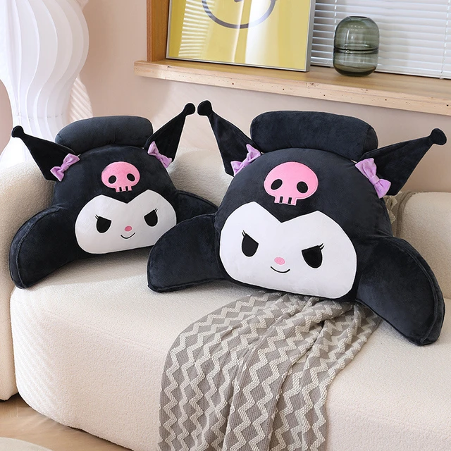 Big Size Sanrio Kuromi Series Plush Toys Kawaii Kuromi Stuffed Dolls  Bedside Pillow Bay Window Large