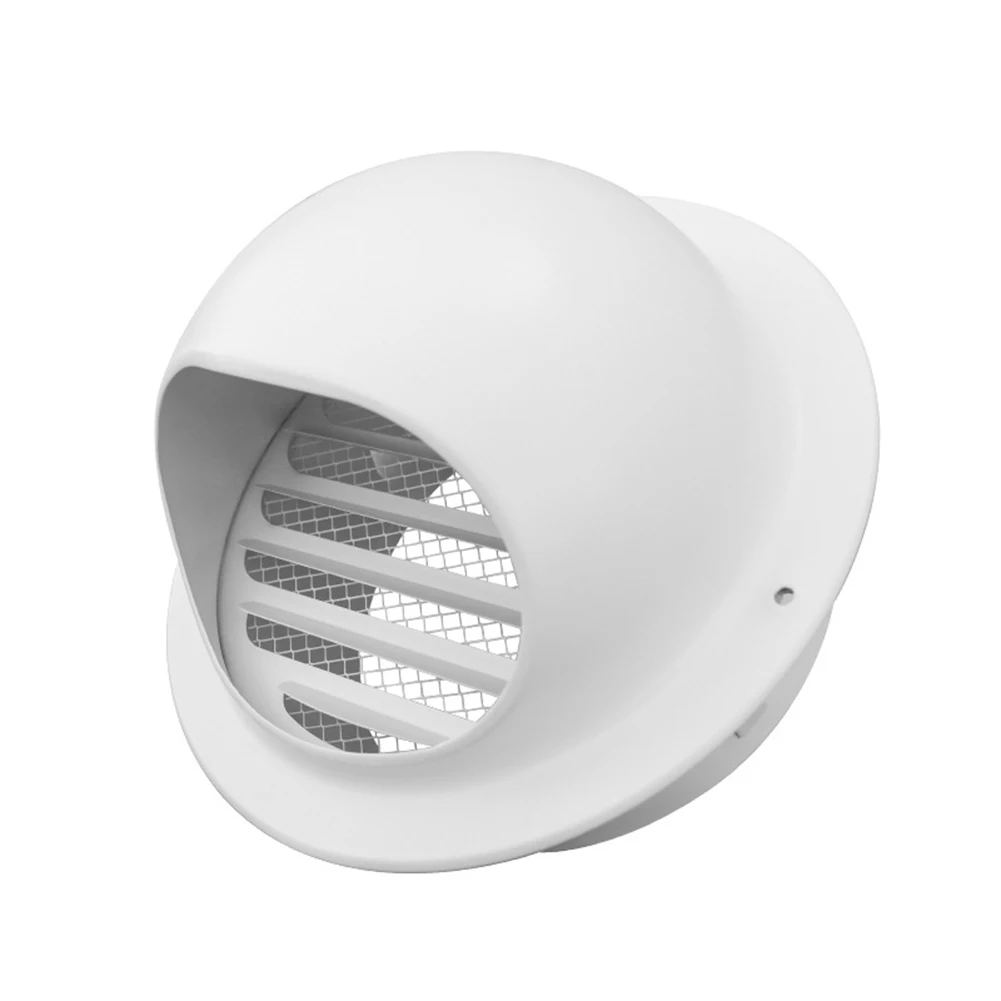 1PCS 50-200 มม.สแตนเลสสตีลท่อไอเสียผนังท่อไอเสียผนัง Vent CAP EXTRACTOR Outlet Grille Louvres เครื่องมืออะไหล่ 1