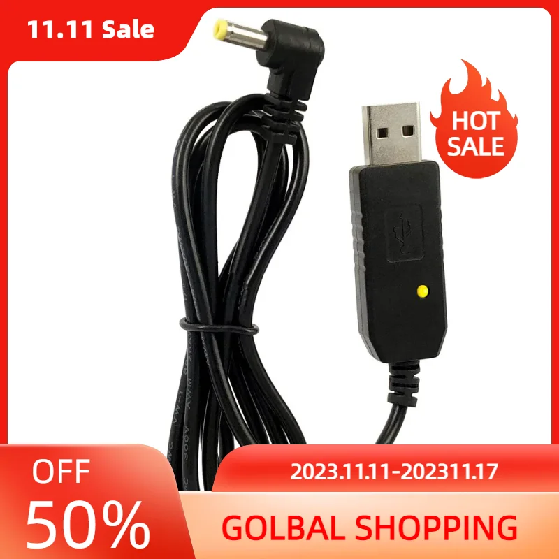 

Two Way Radio USB Charger Cable for BaoFeng UV-5R Series 3800mAh BF-UVB3 Plus BF-UV82 PLUS UV-S9 Walkie Talkie Accessories