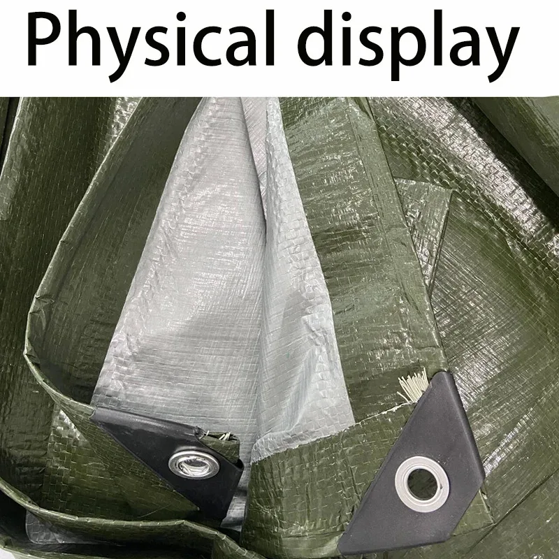 Waterproof Large Tarpaulin Custom 3*3 4 5 6 8 10 4m&times;4 5 6 8 10 20m Tarp Awning Rain Cover Outdoor Garden Backyard Camping Canopy