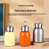 300ML Stainless Steel Vacuum Flask with Lifting Ring Mini Thermos Cup Car Insulated Cup Portable Travel Water Bottle Coffee Mug 6