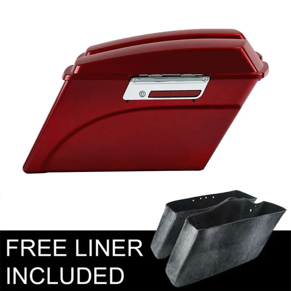Motorcycle Hard Saddlebag for Harley Touring Road King Road Glide FLHR FLTR 1994-2013