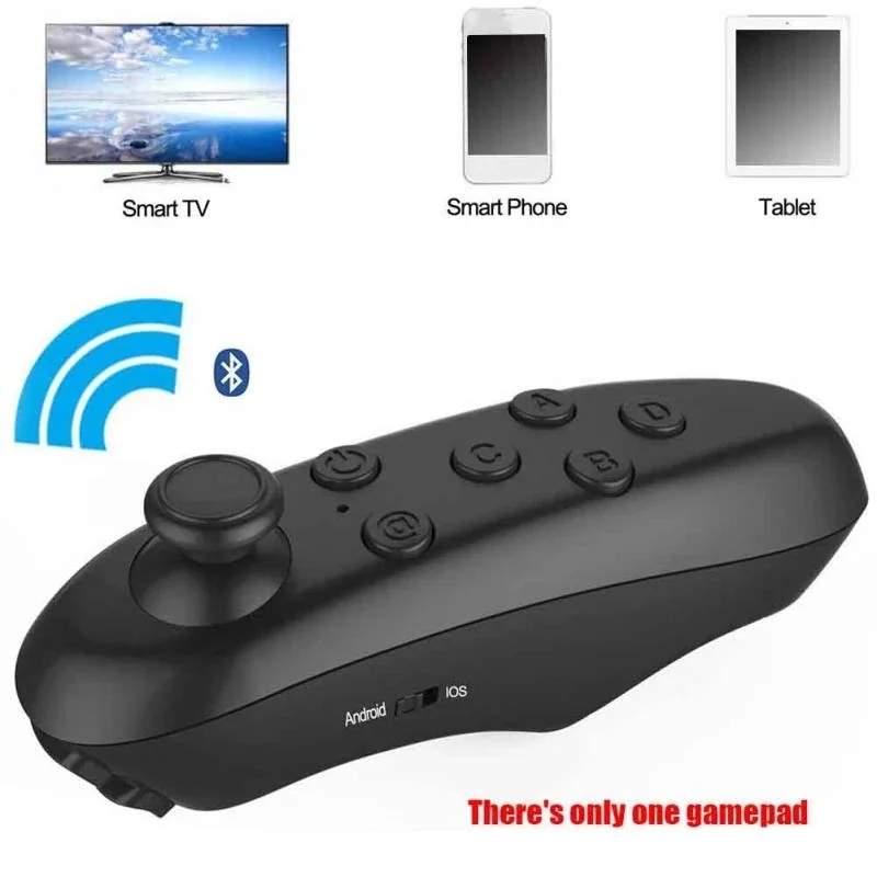 Telecomando cellulare occhiali VR Wireless Android Smart Phone Gamepad Remote E book Page Turning Lever